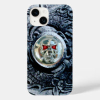 CHROME SKULL WITH FANTASY GRIFFINS