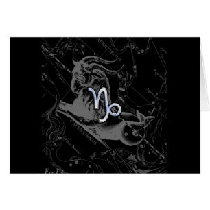 Chrome Style Capricorn Zodiac Sign on Hevelius