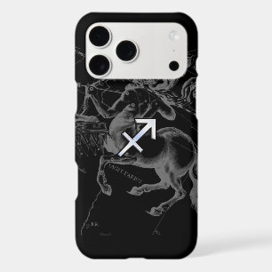 Chrome Style Sagittarius Zodiac Sign on Hevelius