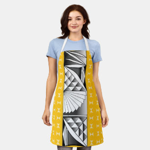 Chrome Sunrise on Yellow Apron