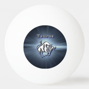 Chrome Taurus Ping Pong Ball