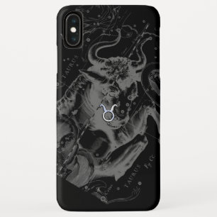 Chrome Taurus Zodiac Sign on Hevelius Style Case-Mate iPhone Case