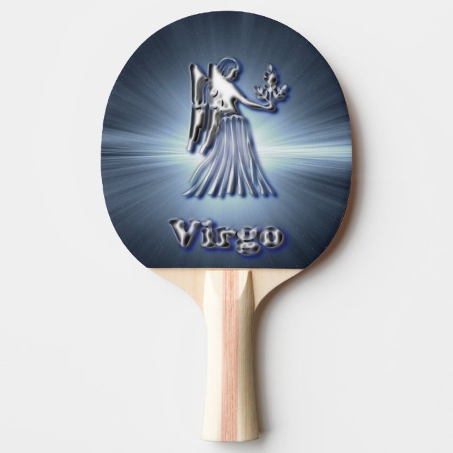 Chrome Virgo Ping Pong Paddle (Front)