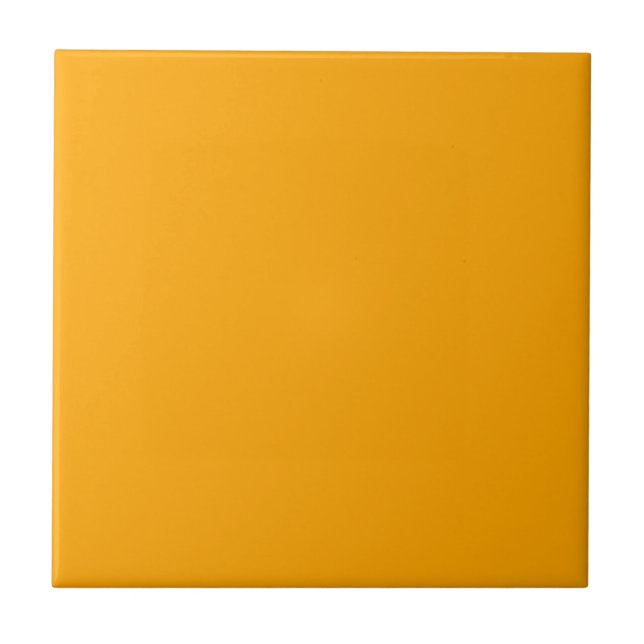CHROME YELLOW (solid colour) ~ Tile (Front)