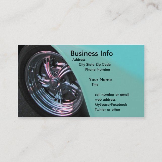 ChromeaZone Business Card (Front)