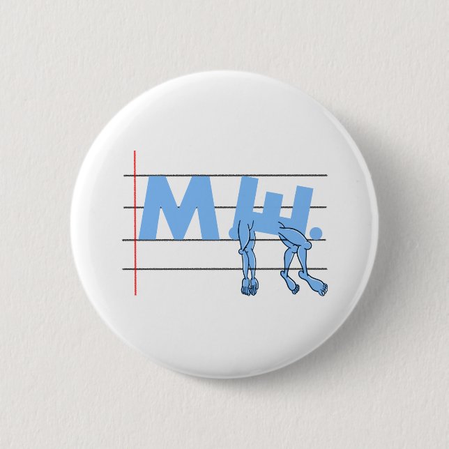Chromic Fatigue M.E. 6 Cm Round Badge (Front)