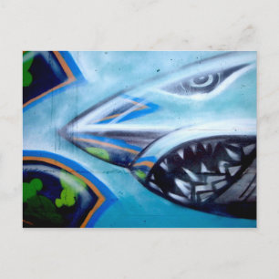 Chromie Da Shark Post Card