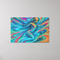 “Chromisca” - Fluid Enchantress Portrait
