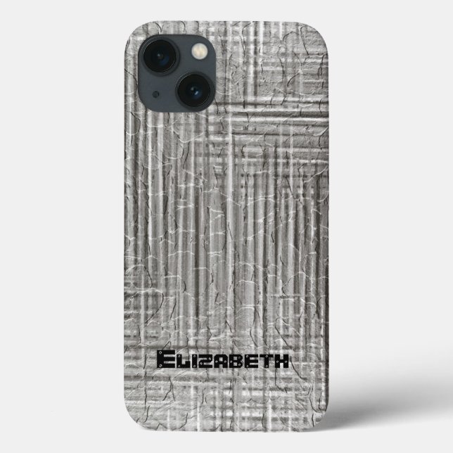 Chromium Stainless Steel Metal Case-Mate iPhone Case (Back)