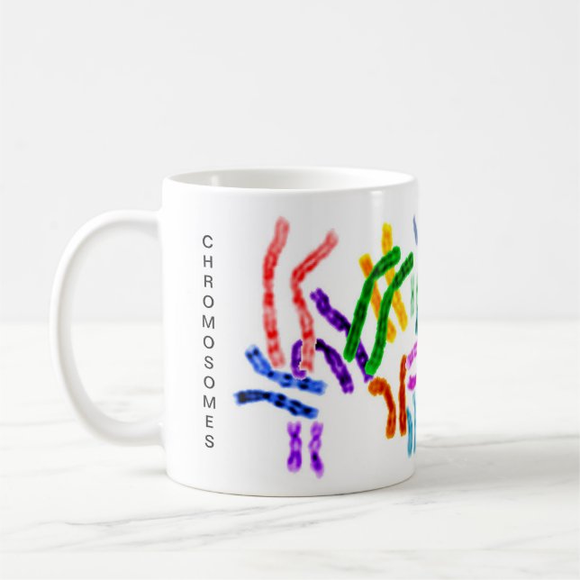 Chromosomes,  DNA Molecules Coffee Mug (Left)