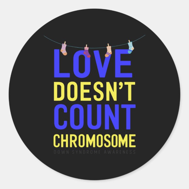 Chromosomes Of Love - Beyond Numbers Sticker  (Front)