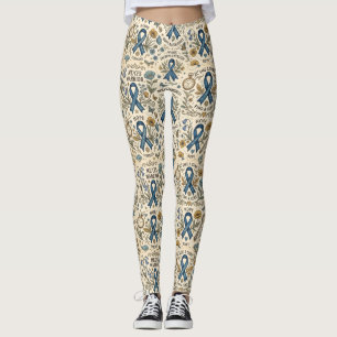 Chronic Fatigue ME/CFS Warrior Leggings