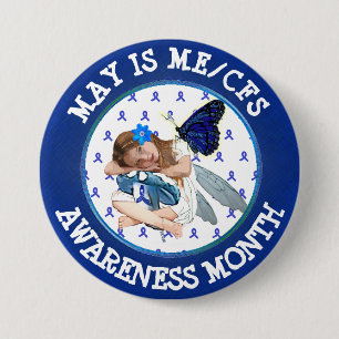 Chronic Fatigue Syndrome Awareness Button