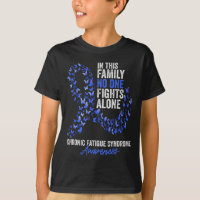 Chronic Fatigue Syndrome Awareness Month Blue Ribb