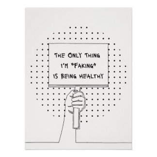 Chronic Illness Awareness & Advocacy Quote Print