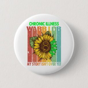 Chronic Illness Awareness Month Ribbon Gifts 6 Cm Round Badge