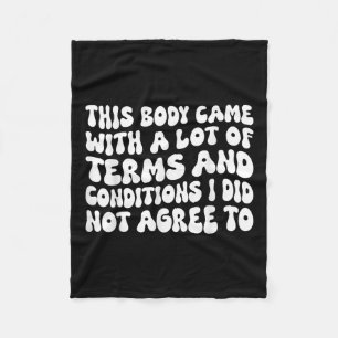 Chronic Illness Invisible Disability Rare Disease  Fleece Blanket