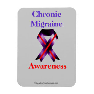 Chronic Migraine Awareness Magnet