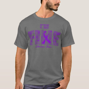 Chronic Pain Awareness Fine Ribbons In This Family T-Shirt