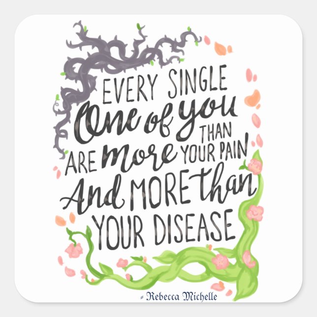 Chronic Pain Stickers (Front)