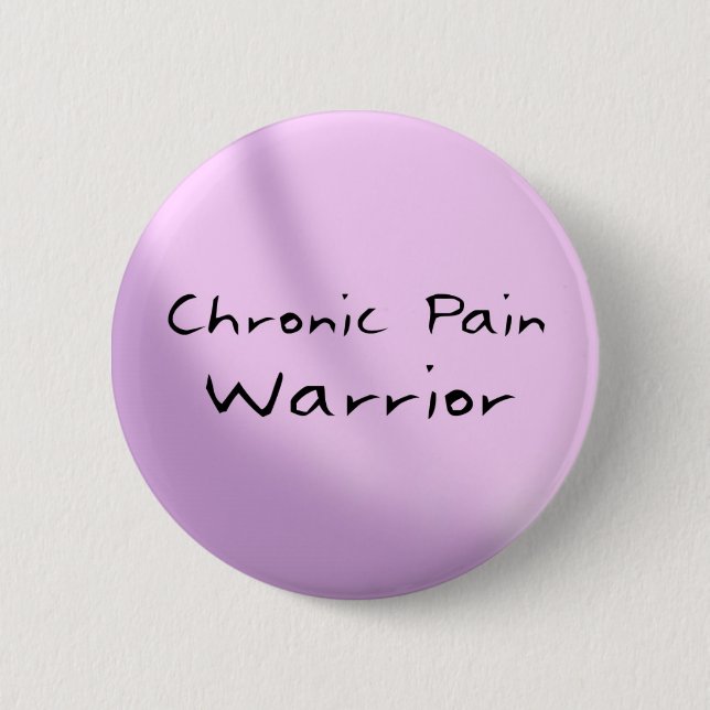 Chronic Pain Warrior Button (Front)