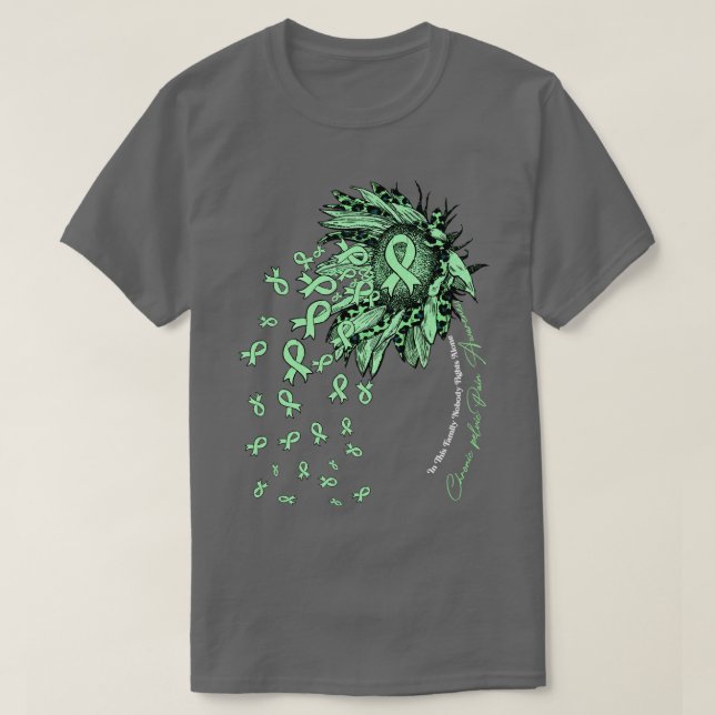 Chronic pelvic Pain Awareness sunflower nobody fig T-Shirt (Design Front)