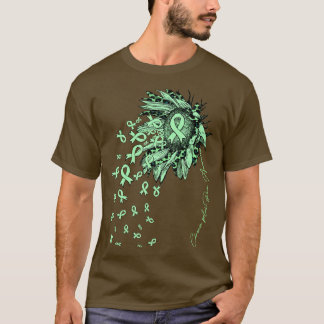 Chronic pelvic Pain Awareness Sunflower ribbon flo T-Shirt