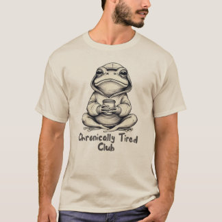 Chronically Tired Club Frog Shirt –  Coffee Frog