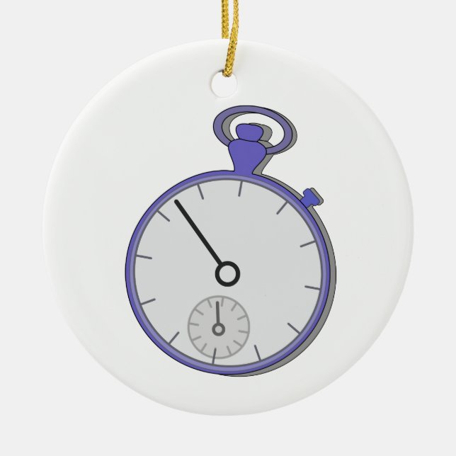 Chrono Ceramic Tree Decoration (Front)