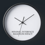 Chronological Sync | Minimal Interface Technical Clock<br><div class="desc">Monitor your execution blocks. This wall-mounted timepiece removes visual clutter,  focusing on high-contrast serif typography to synchronize your studio’s operational time.</div>