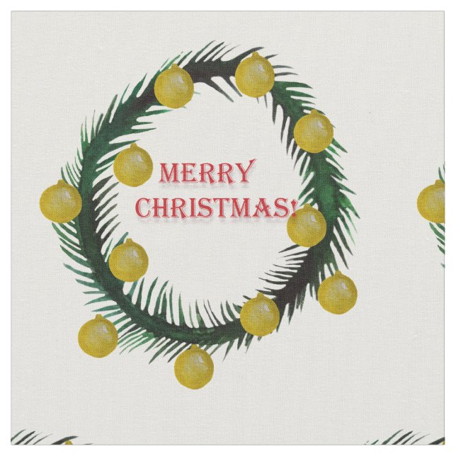 Chrsitmas Custom Fabric (Close Up)