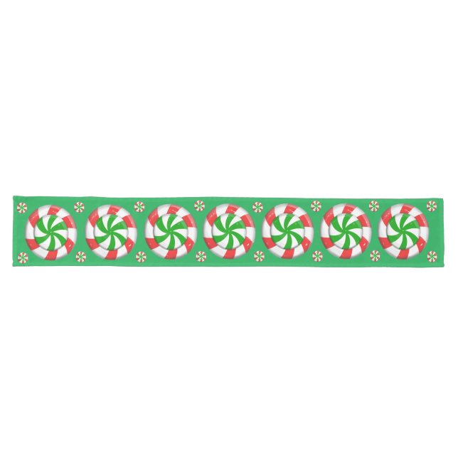 Chrstmas Candy Long Table Runner (Horizontal)