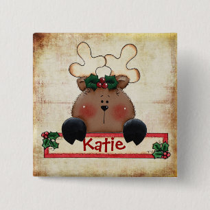 Chrtimstas Stocking Label button