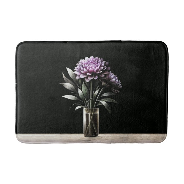 Chrysanthemum Bath Mat (Front)