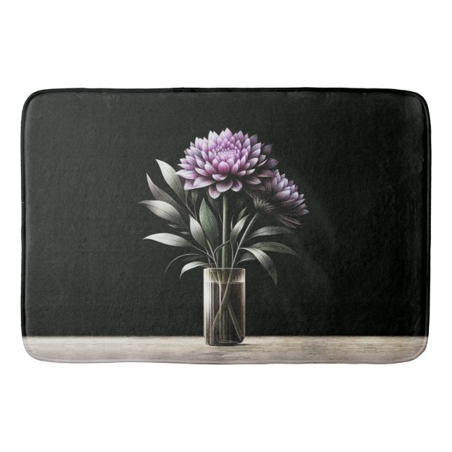 Chrysanthemum Bath Mat (Front)