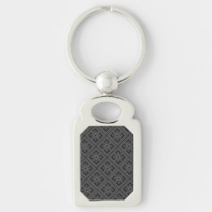 CHRYSANTHEMUM (BLACK) KEY HOLDER RING
