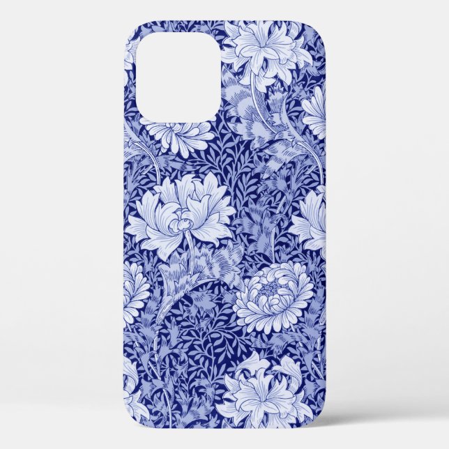 Chrysanthemum Blue, William Morris Case-Mate iPhone Case (Back)