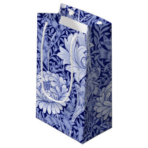 Chrysanthemum Blue, William Morris Small Gift Bag