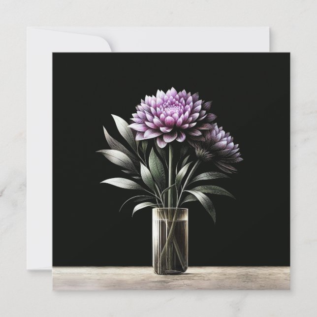 Chrysanthemum Card (Front)