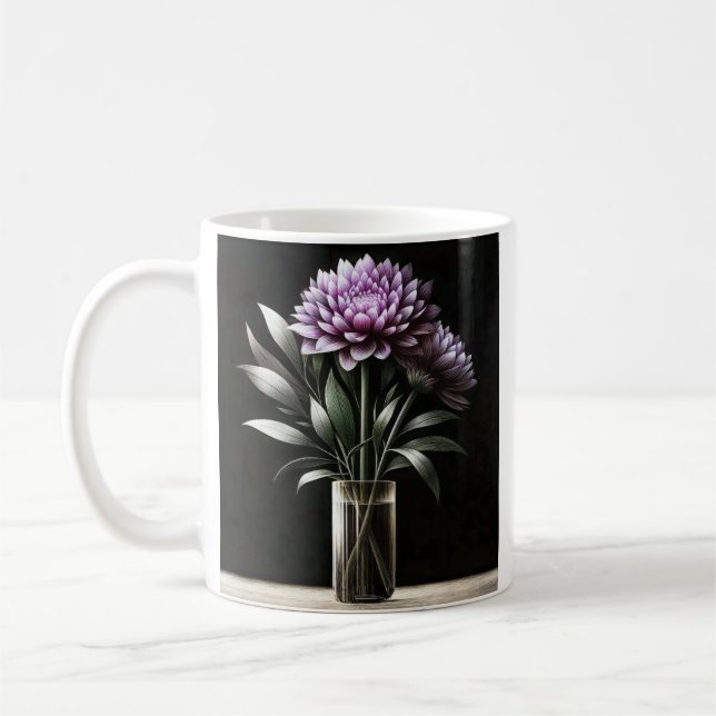 Chrysanthemum Coffee Mug (Left)