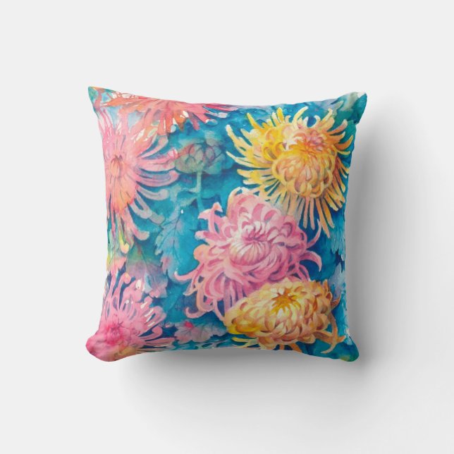 Chrysanthemum Cushion (Front)