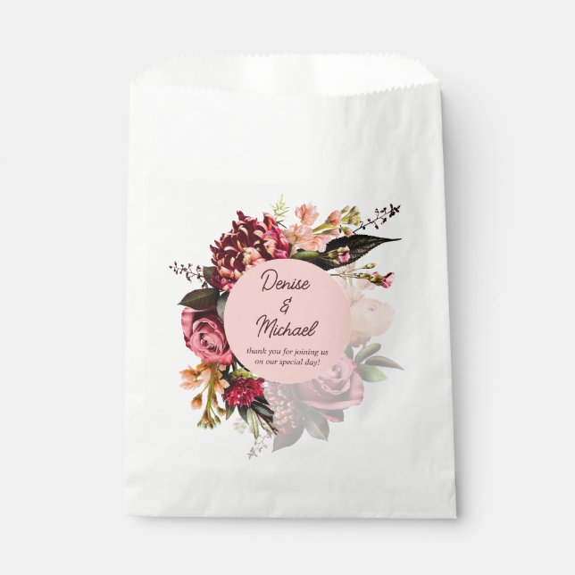 Chrysanthemum Favour Bags (Front)
