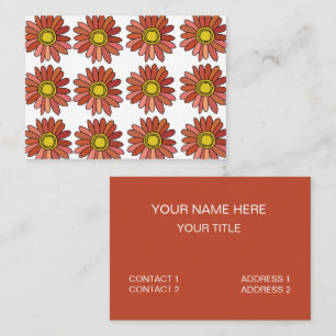 Chrysanthemum Flower Floral Chrysanthemum Business Card