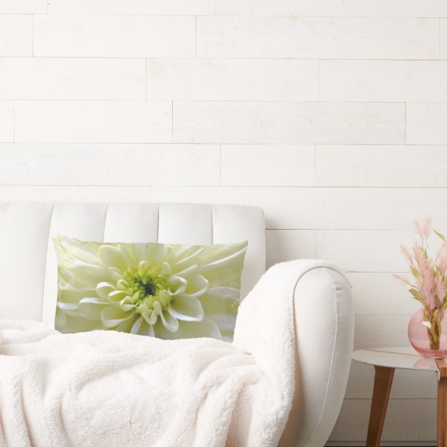 CHRYSANTHEMUM FLOWER LUMBAR CUSHION (Couch)