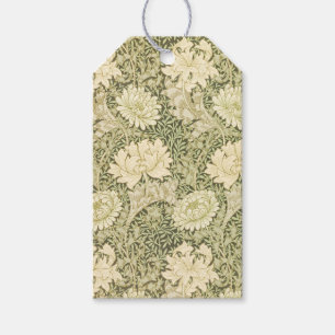 Chrysanthemum Flower Pattern (by William Morris) Gift Tags