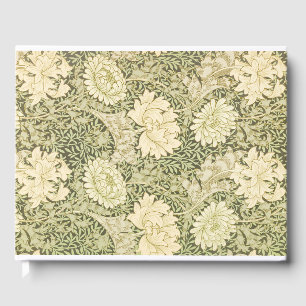 Chrysanthemum Flower Pattern (by William Morris) Guest Book