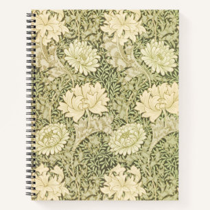 Chrysanthemum Flower Pattern (by William Morris) Notebook