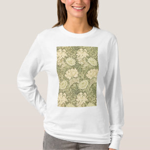 Chrysanthemum Flower Pattern (by William Morris) T-Shirt