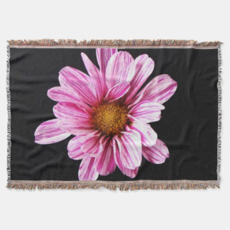 Chrysanthemum Flower tbcna Throw Blanket