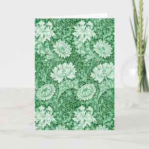 Chrysanthemum Green, William Morris Card